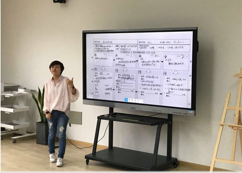 图4 参训教师分享自己设计的CCR课程